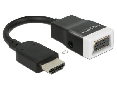 Delock Adapter Hdmi-a Male a VGA Female With Audio — image 1