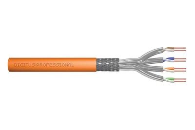 Digitus Network Cable 50M CAT.7, S-FTP (pimf) Lszh, 1200MHZ Awg 23/1, Orange — image 1