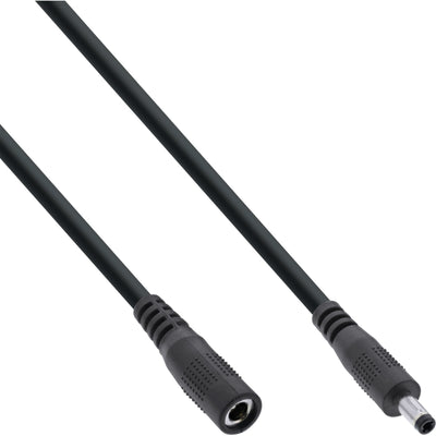 Inline Cable Extensión Cc , Plug Cc Male/Female 4,0X1,7MM, Awg 18, Black 2M — image 1