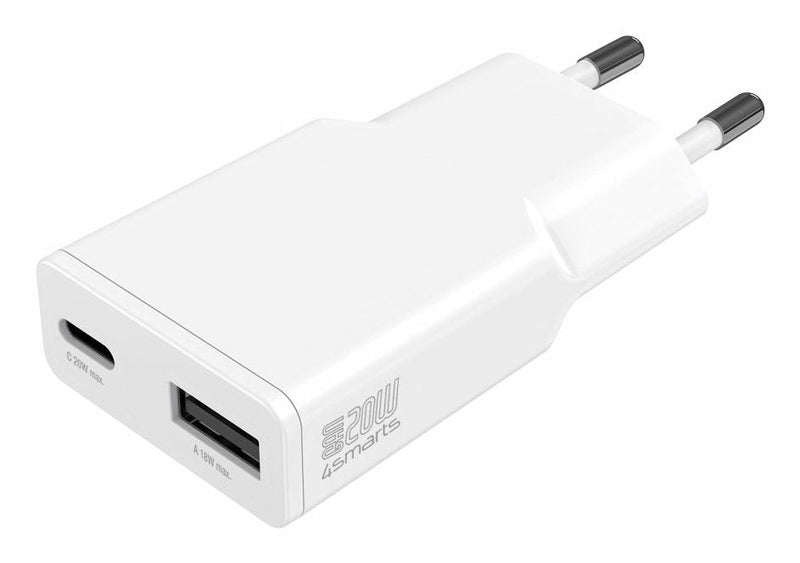 4SMARTS Charger Network Pdplug Slim Duos 20W GaN 1C + 1A