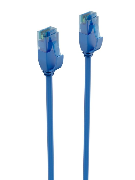 Shiverpeaks Network Cable Network Cable CAT.6 U/UTP Slim Blue 0,3M