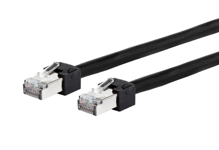 Metz Connect 13084F2000- And Network Cable Black 2M CAT.5E S/UTP (STP)