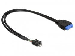 Delock Cable Connector USB 3.0 Female - USB 2.0 Male 30CM — image 1