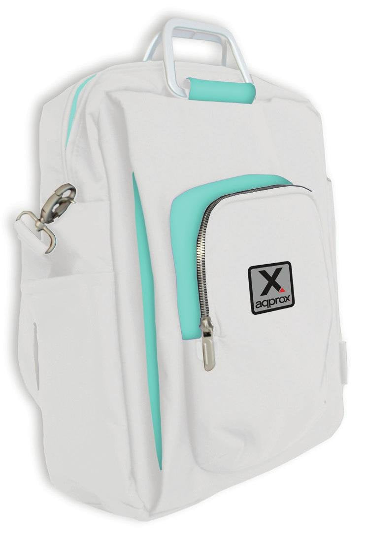 Approx Backpack Laptop 15.6APPROX Design Colour White/Blue APPNBST15WBL