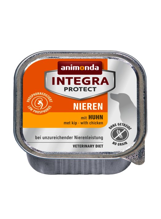 Animonda Integra Protect Nieren Sabor: Pollo - Tray 150G
