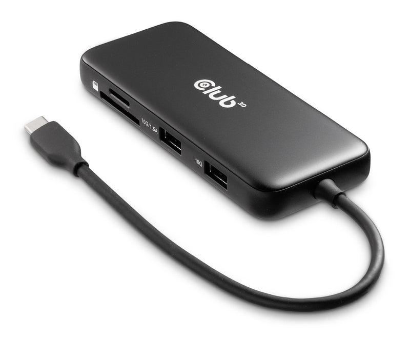 CLUB3D USB-C 8IN1-HUB DP1.4/HDMI2.0/USB-C/LAN 8K30HZ PD100W Retail