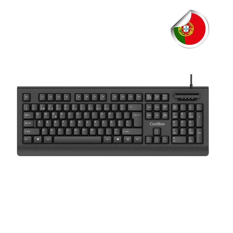 Coolbox Keyboard With Reader Dnie V4 Pt