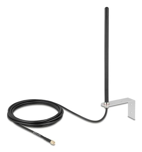 Delock 5G LTE Antenne Sma Connector Male 3 - 5 dBi Omnidirektional Starr With Anschlussk — image 1