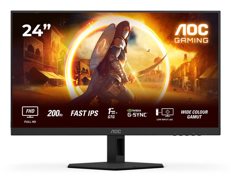 AOC Monitor G4 24G4HRE 23.8 1920 X 1080 Pixels Full HD LED Black Red