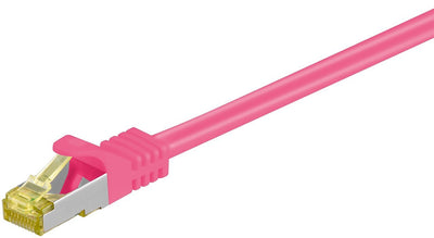 Goobay RJ-45 CAT.7 0.5M Network Cable Magenta 0,5M S/FTP (s-STP) — image 1