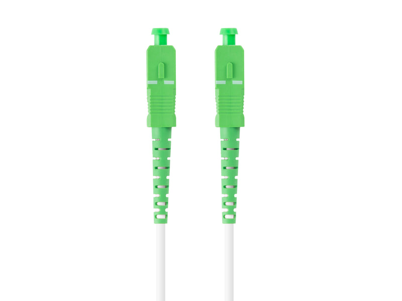 Lanberg Cable Fibre Optic 10M Mono Sc/Apc-sc/Apc Simplex G657A2 Lszh White