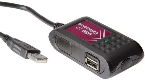 Value USB 2.0 Alargador, 2VÍAS, Black 5M
