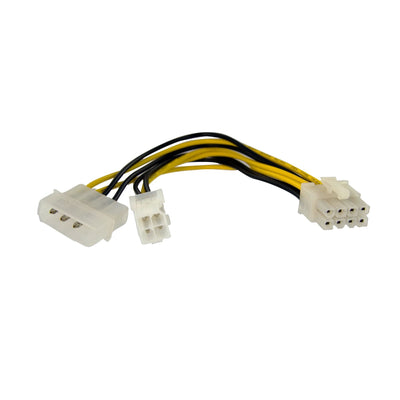 StarTech Power Adapter Eps 4 Pines + Molex LP4 a 8 Pines 0.15M — image 1