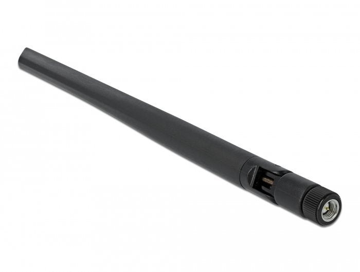 Delock WLAN 802.11 AC Ax a Antenna Rp-sma Connector Male 5 dBi 20CM Omnidirektional With Kippgelenk And Flexib