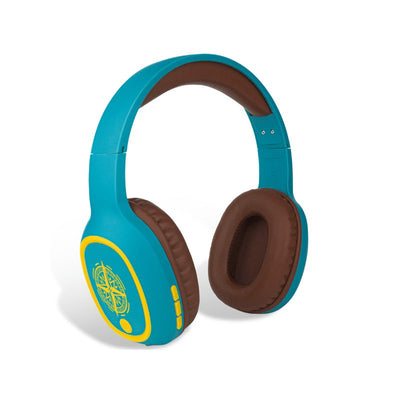 Headphones Lexip Adventure Classic Wireless And Alámbrico Set Bluetooth Brown Turquesa — image 1