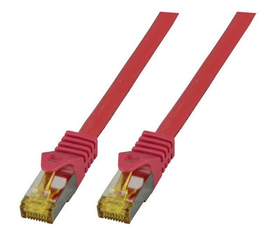 EFB Elektronik MK7001.3R Network Cable 3M CAT.6A S/FTP (s-STP) Red — image 1