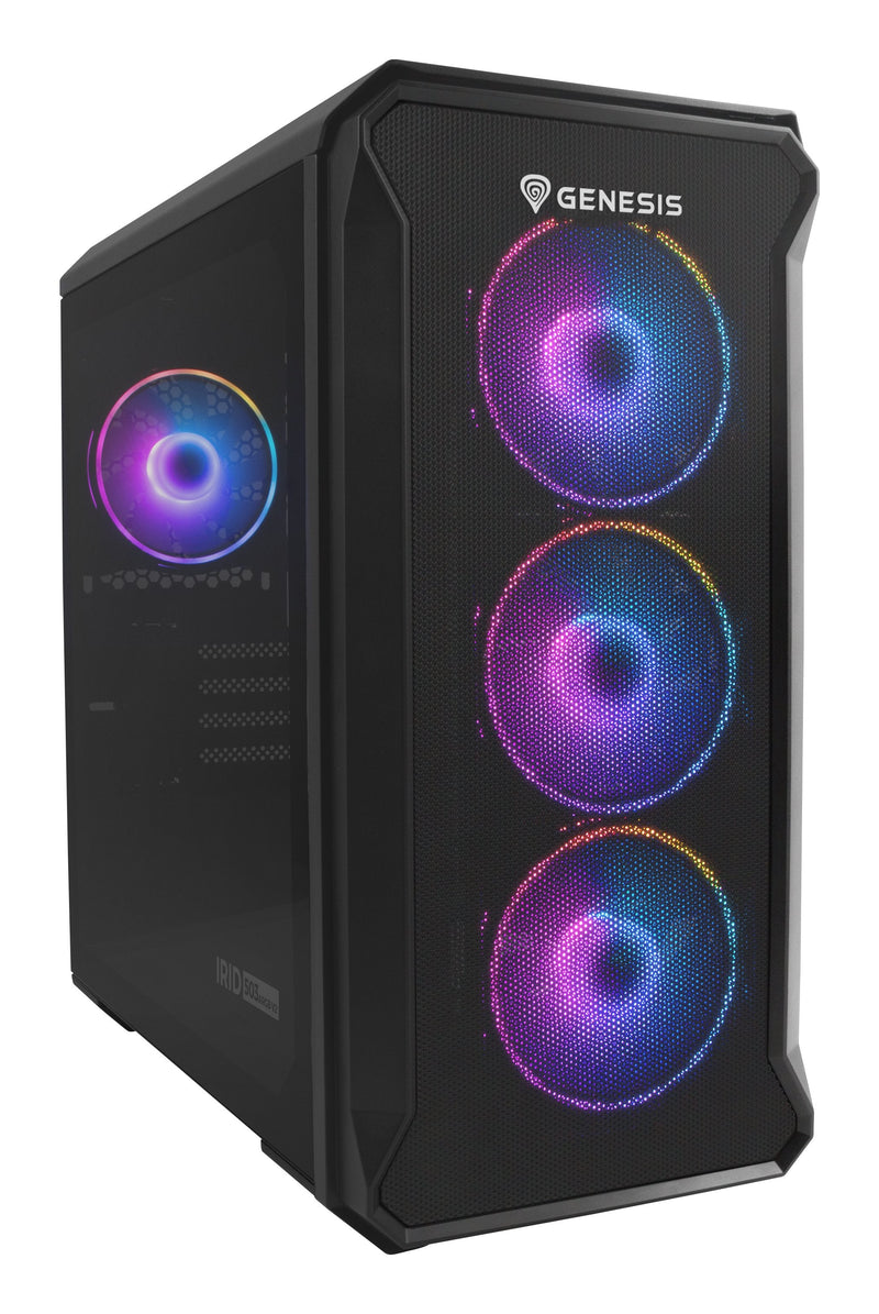 PC Case Genesis Irid 503 ARGB MATX 1x USB 3.0 2x USB 2.0 S/F Glass Tempered