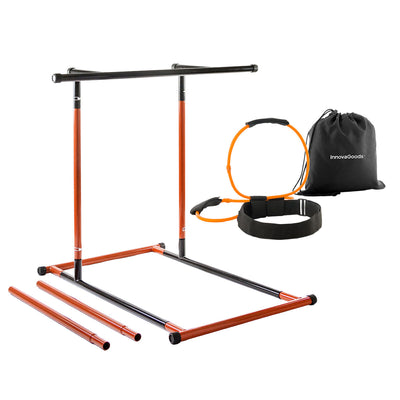 Pack Full Body Pull-Up Station with Exercise Guide and Belt with resistance bands for Glutes and Exercise Guide InnovaGoods