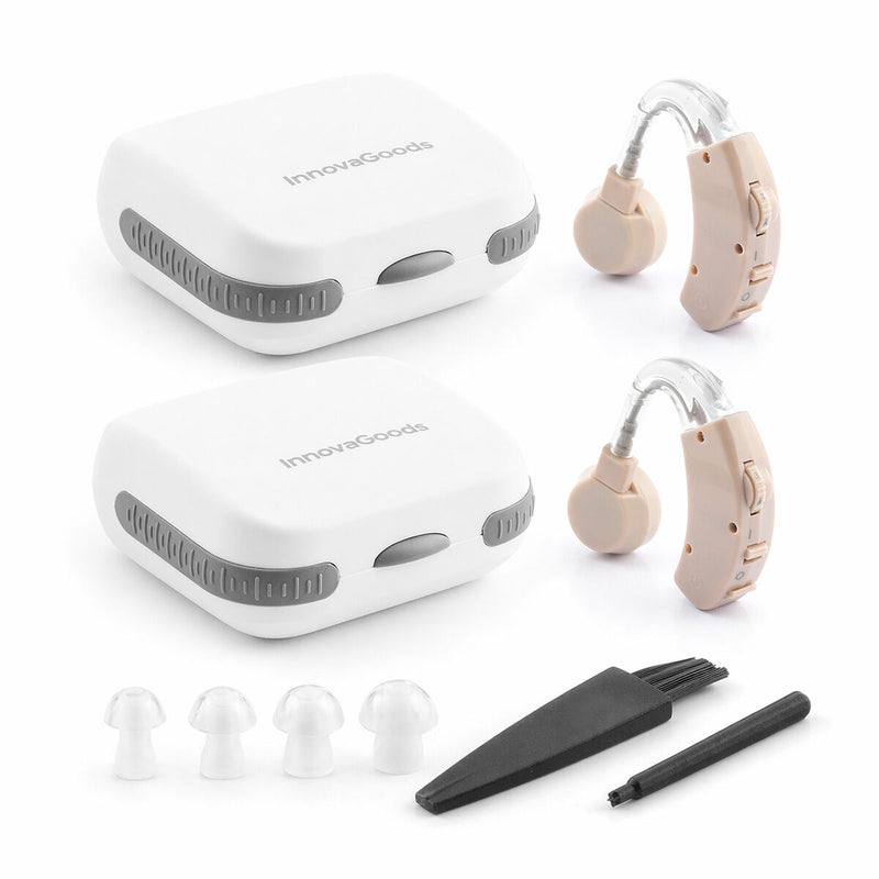 Pack of Retroauricular Sound Amplifiers InnovaGoods (2 Units)