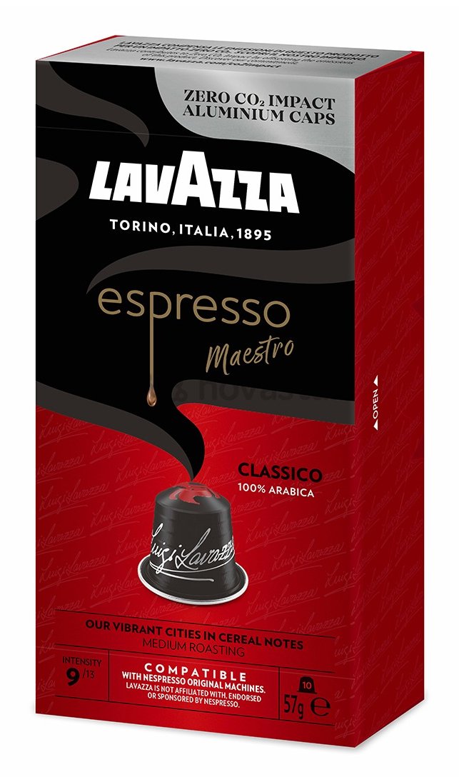 Lavazza Cápsula Espresso Maestro Classic Cafeteras Nespresso Box Of 10