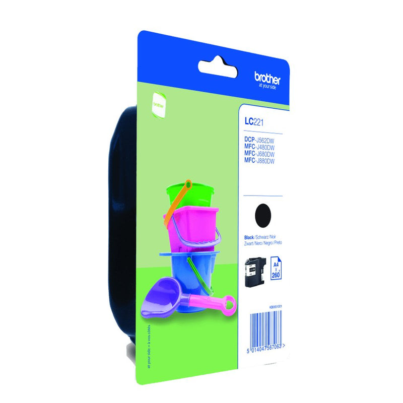 Brother Cartridge LC221BKB Black