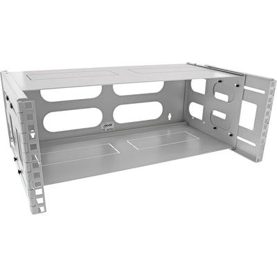 Inline Rack Foldable 19, 4U, 24-40CM Depth With Cover Grey — image 1