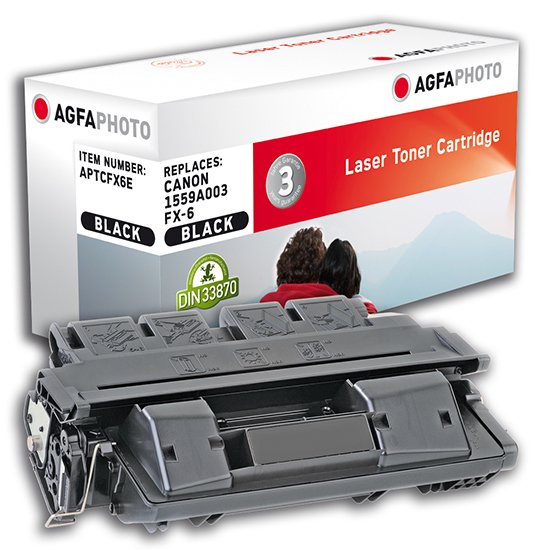 Agfaphoto 1559A003 FX-6 Cartridge Toner 1 Pieces Black