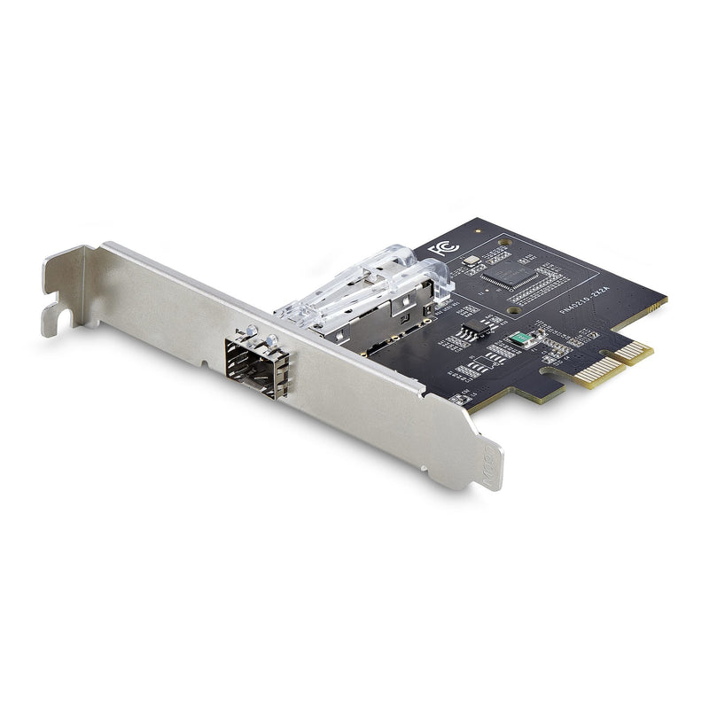 StarTech.com Card PCIE 2.1X1 Network Fibre Optic /Cobre Ethernet 1GB Sfp 1 Port - Chipset Controlador Intel I2