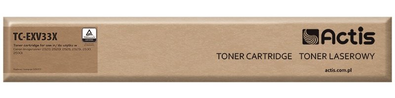 Actis Cartridge Toner TC-EXV33X Spare Part Canon C-EXV33 Standard 14600 Páginas Black