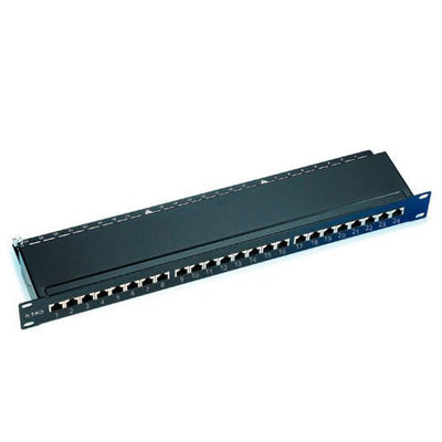 Patchpanel CAT.6 Shielded 24 Ports With Cover — image 1