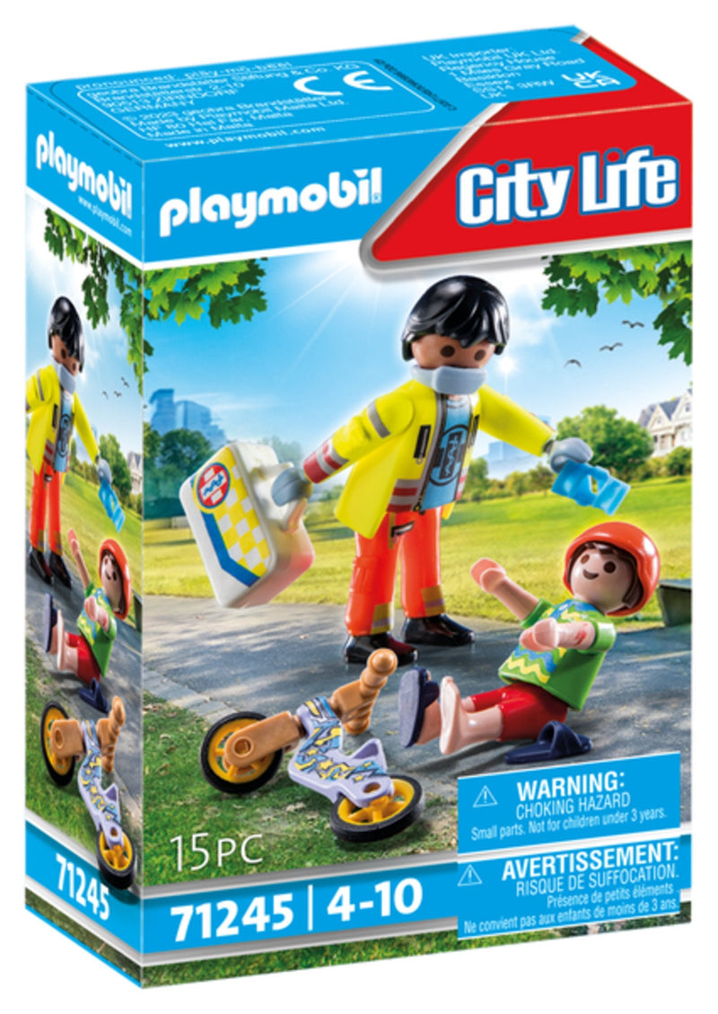 Playmobil 71245 City Life - Paramédico With Paciente
