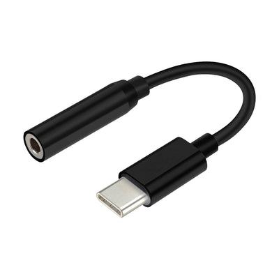 Aisens Converter USB-C a Audio - Frequency Muestreo 384KHZ 32BIT - USB-C/M-jack 3.5/H - 15CM - Black — image 1