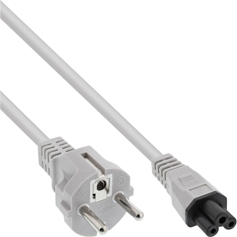 Inline Cable Power Type F a Plug Laptop Mikey Mouse Grey 1,8M