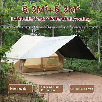 Sunshade And UV-protection Vinyl-coated 2-in-1 Tent