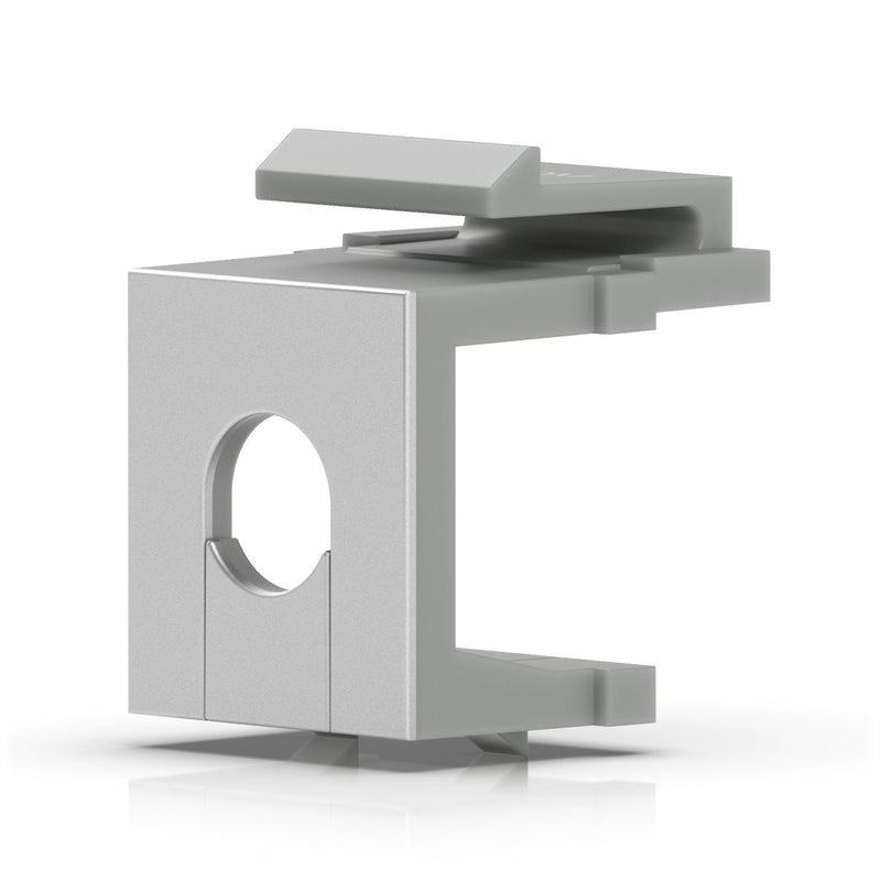 Ubiquiti Keystone Inserto White With Paso, Paquete 12, Cover Grey Panel Connection Keystone White Unifi 2
