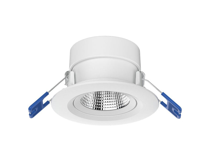 Oppl Foco Recessed Chiara 9W-675LM-2700K-36°-TRIAC-BLANCO-CR Ledspotra-chiara- And 9W-DI