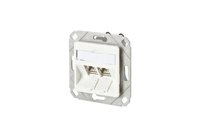 Metz Connect C6AMODUL 2 Port 180M Upk-toma White Puro RAL9010 — image 1