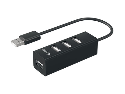 Equip USB Hub USB 2.0M - 4x USB H 0.15CM 480Mbps Black — image 1