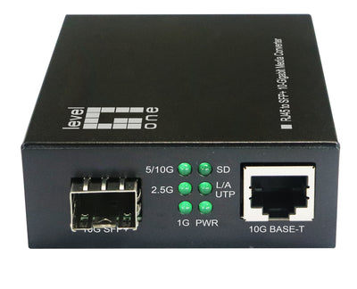 Convertidor Medio Levelone GVT-2051 10000 Mbit/S Black — image 1