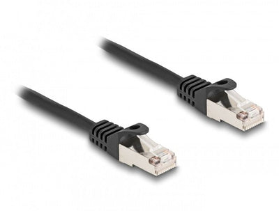 Delock 80185 Cable RJ50 Male a RJ50 Male S/FTP 0,25M Black — image 1