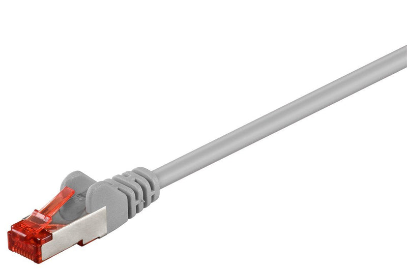 Goobay Network Cable CAT.6 0,25M Grey S/FTP 2x RJ45, Pvc, Cca