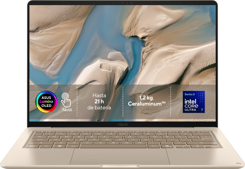 ASUS Laptop Zenbook 14 UX3480AA-SU536W U7 355 24GB 512GB 14OLED W11H Beige Noac