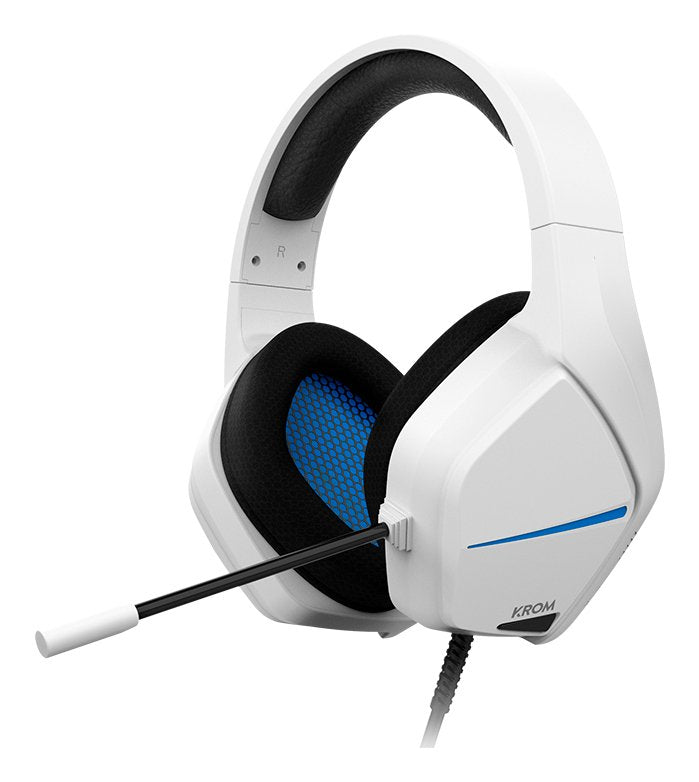 Krom Kopa Move Headphone Gamng Stereo White Blue
