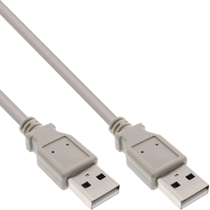 Inline Cable USB 2.0 Type a Male a Type a Male Beige 1M