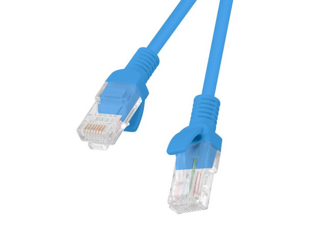 Lanberg Network Cable PCU6-10CC-0500-B, RJ45,UTP, CAT.6,5M, Blue