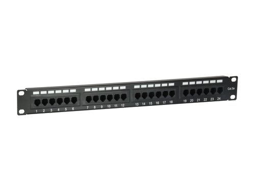 Equip 235325 Patchpanel 24x RJ45 CAT.5E 19 1HE Black — image 1