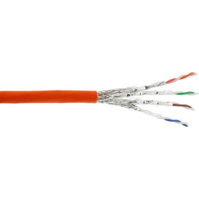 Inline Network Cable S/FTP Pimf CAT.7A AWG23 1200MHZ Libre Halógenos Orange 500M — image 1