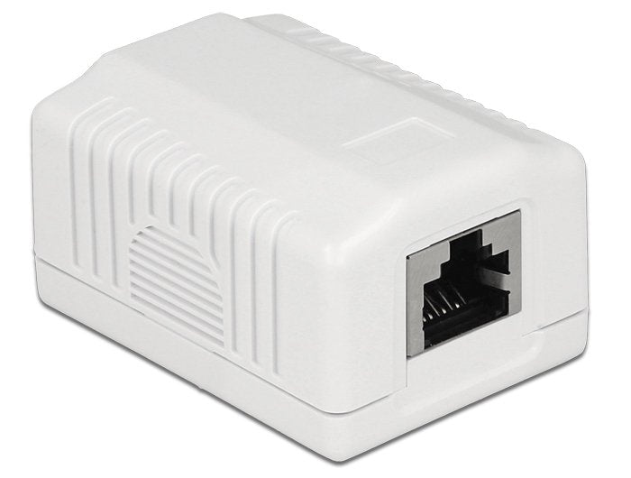 Delock Port With 1 Socket Power Wall Network CAT.6A Lsa