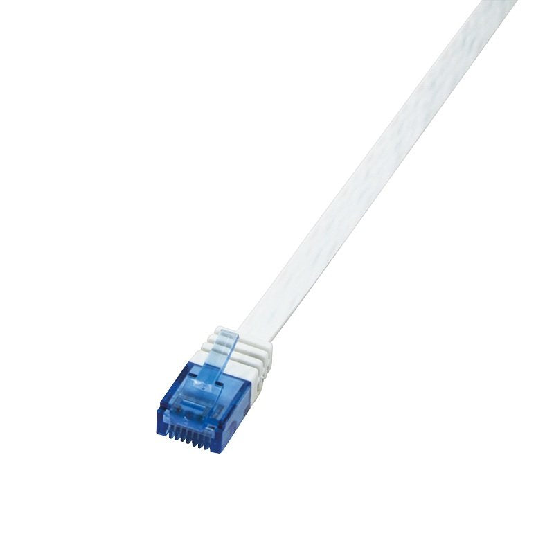 Logilink Flach Patchkabel RJ45 U/UTP CAT.6 7.50M White
