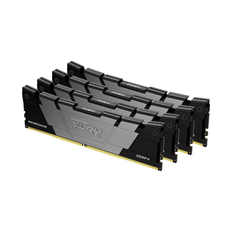 Kingston Memory Fury Renegade DDR4 64GB 4X16GB 3600MHZ / PC4-28800 CL16 1.35V Black KF436C16RB12K4/64